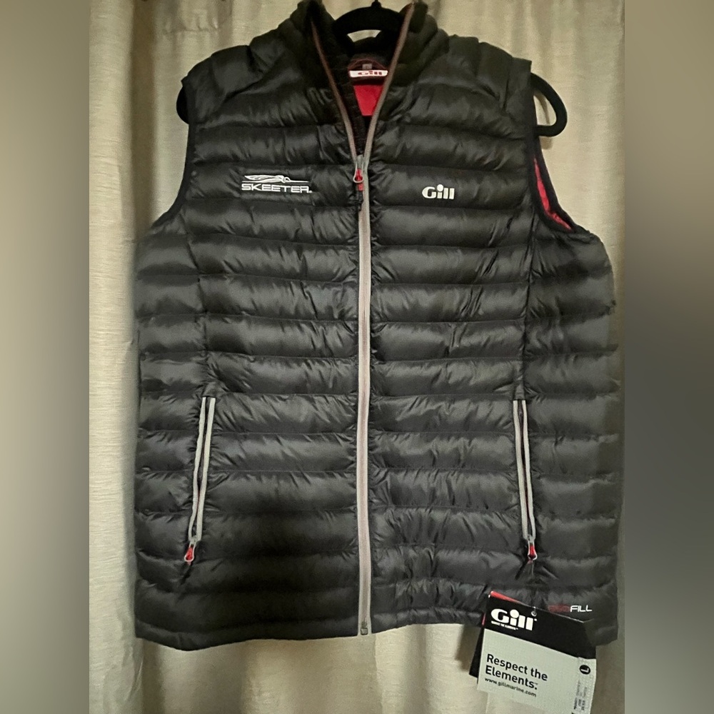 Gill Skeeter Black down Puffer Vest